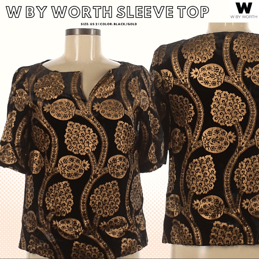 W BY WORTH SHORT SLEEVE TOP